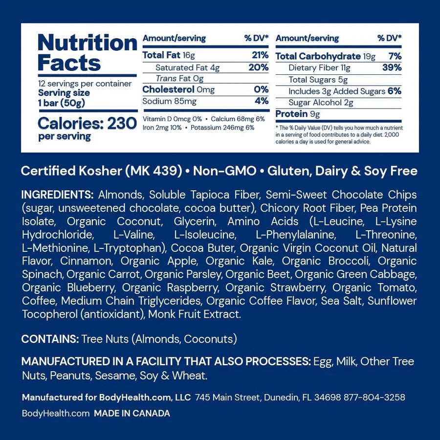 BodyHealth Perfect Amino Bar- Mocha Chip