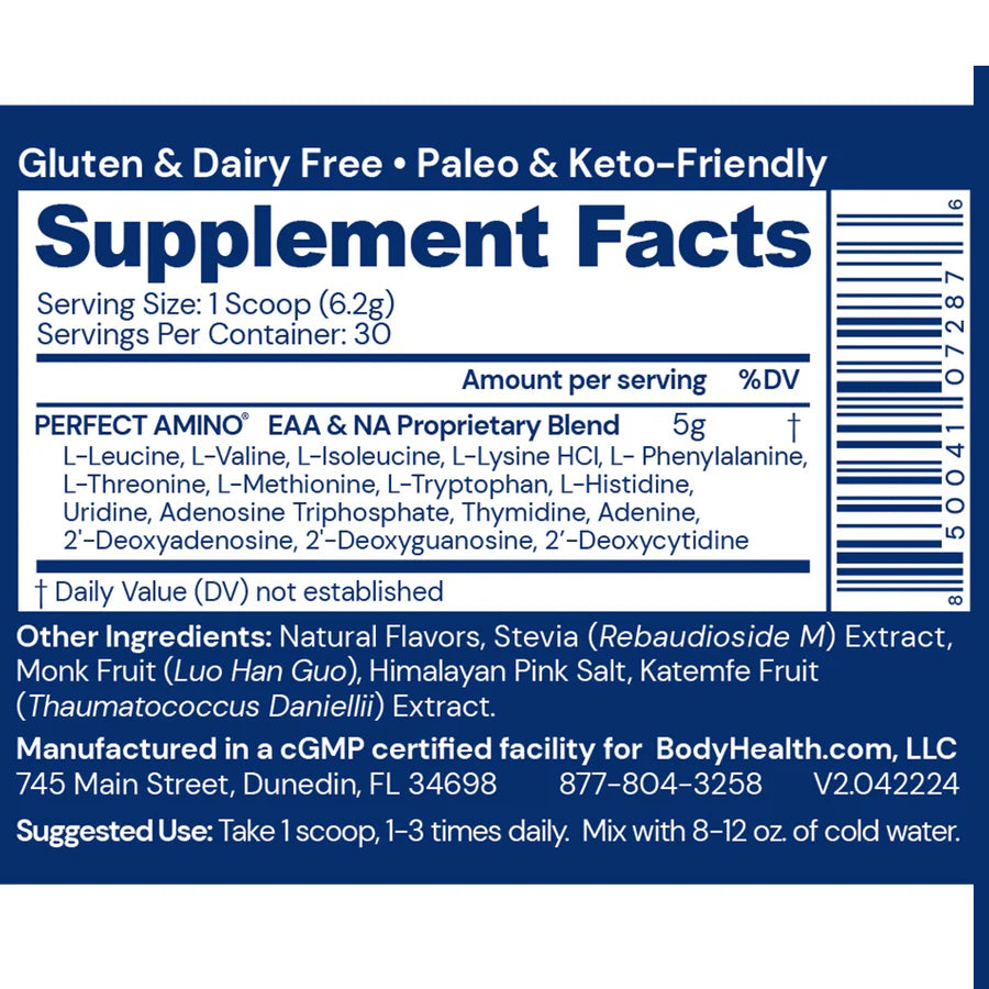 BodyHealth Perfect Amino Powder- Vanilla