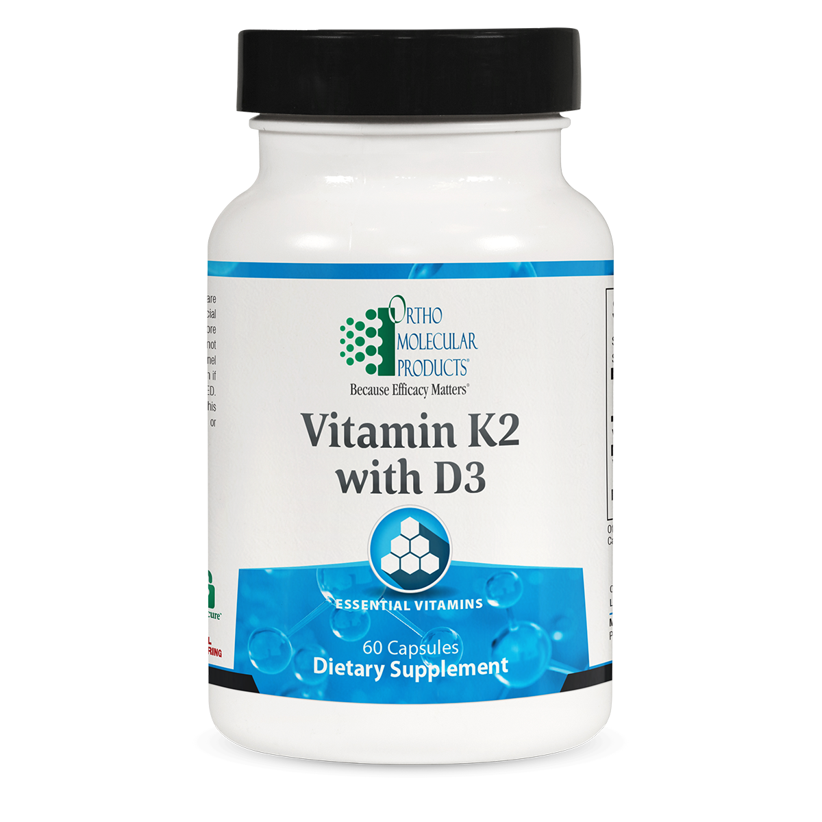 Ortho Molecular Vitamin K2 with D3- 60 Capsules