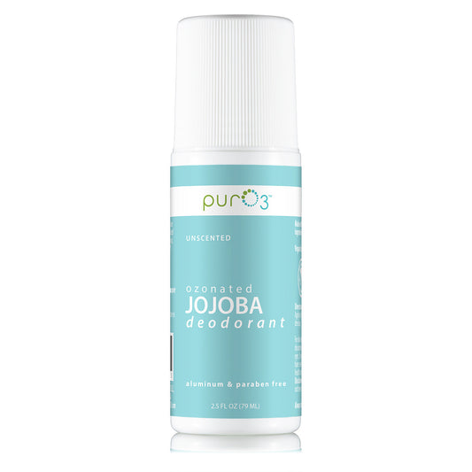 PurO3 Ozonated Oil Roll On Deodorant- Jojoba Unscented