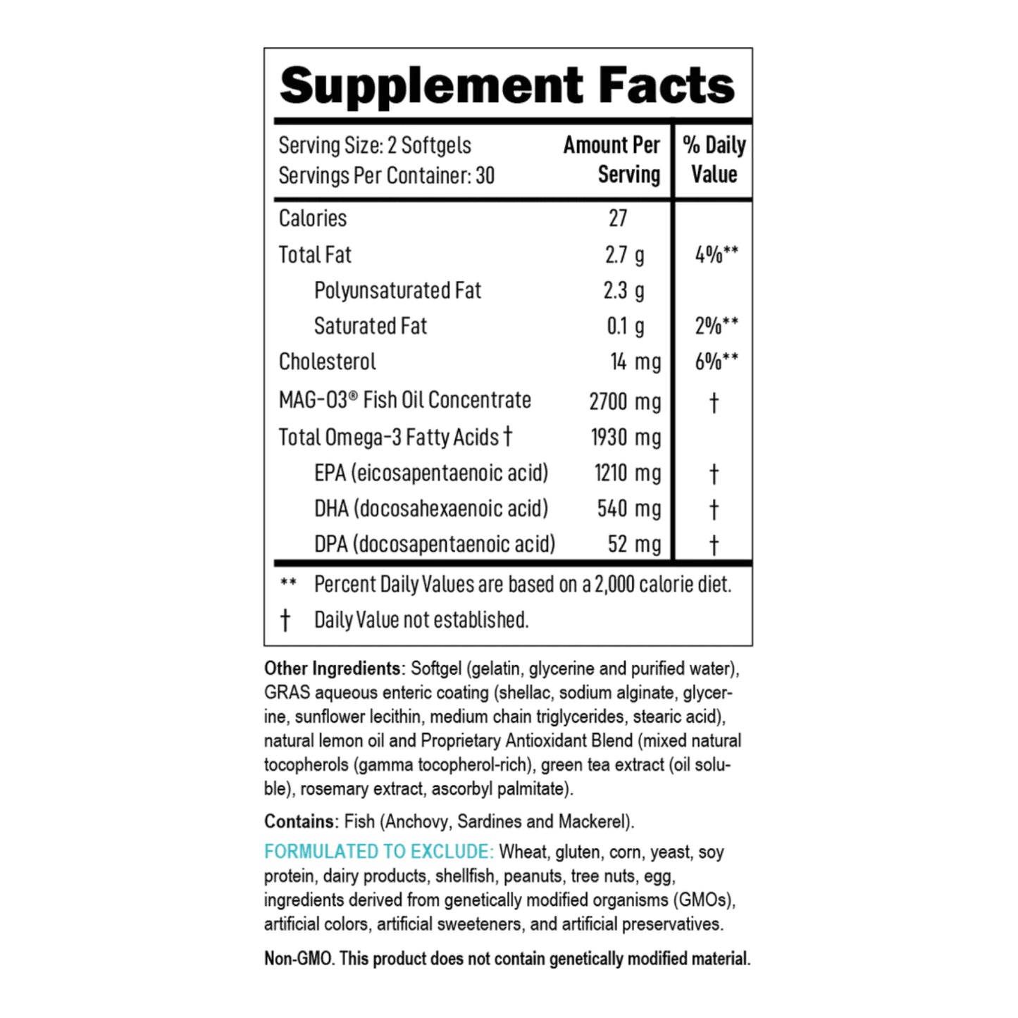 Evidence Based Health Aging Daily Omega-3