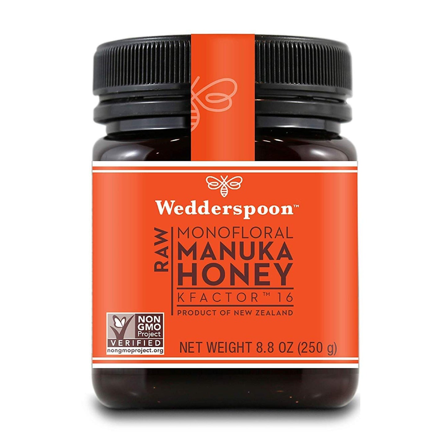 Wedderspoon Raw Monofloral Manuka Honey K Factor 16