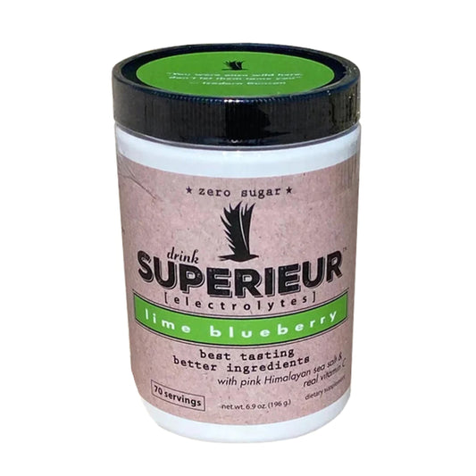 Superieur Electrolytes-Lime Blueberry - 70 servings
