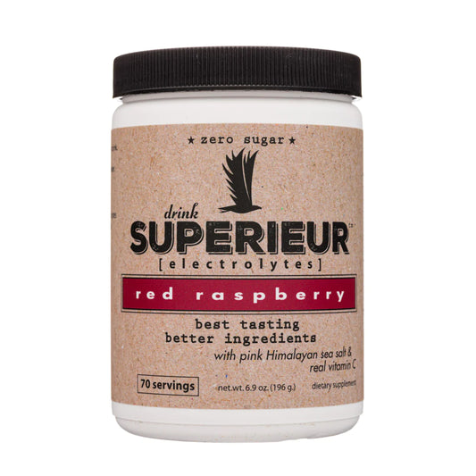 Superieur Electrolytes-Red Raspberry - 70 servings